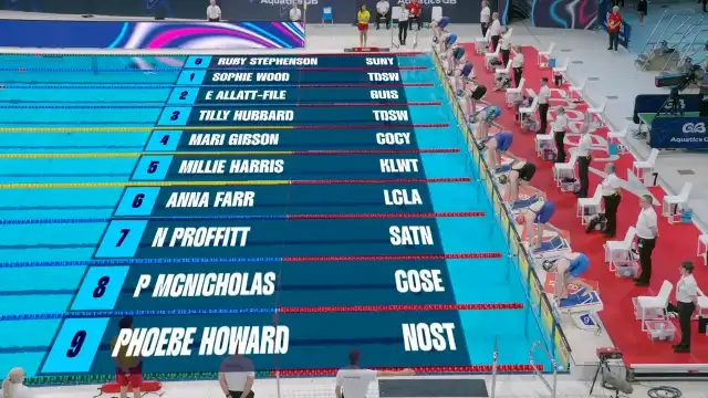 Women's 50m Breaststroke - Heat 6/10