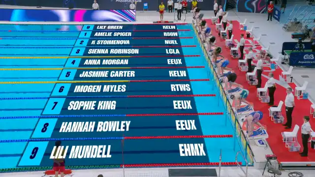 Women's 50m Breaststroke - Heat 9/10