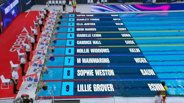 Women's 100m Backstroke - B Final