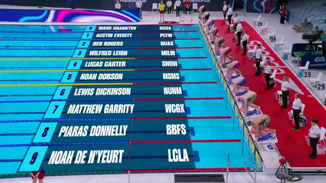 Men's 50m Breaststroke - Heat 2/12
