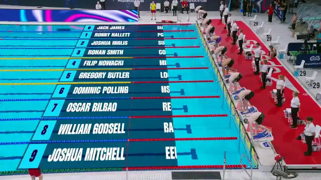 Men's 50m Breaststroke - Heat 11/12