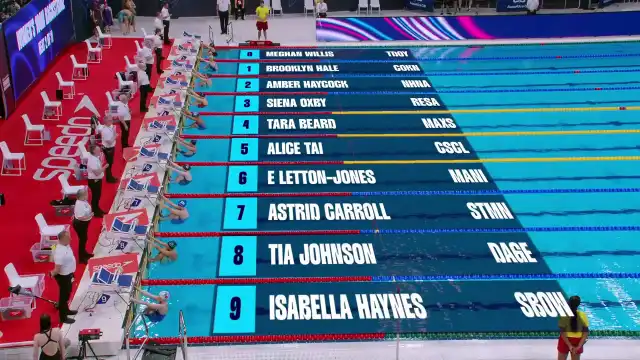 Women's 100m Backstroke - Heat 2/11