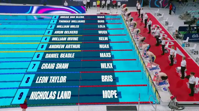 Men's 50m Breaststroke - Heat 7/12