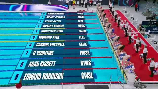 Men's 50m Breaststroke - Heat 9/12