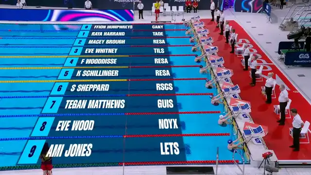 Women's 50m Backstroke