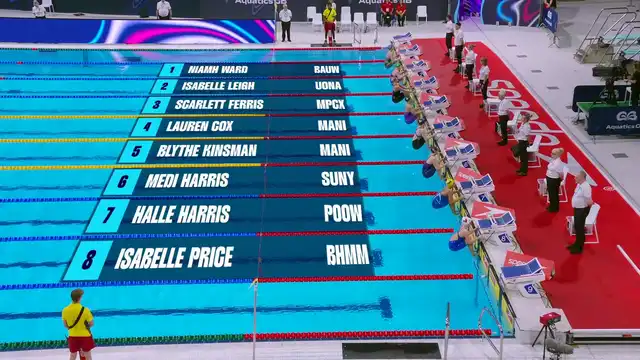 Women's 50m Backstroke