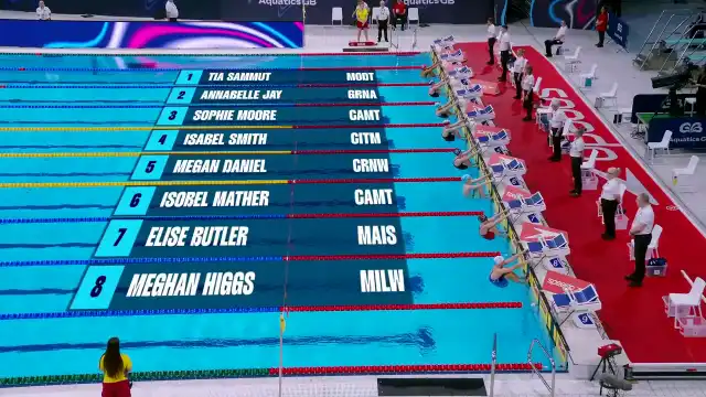 Women's 50m Backstroke - Heat 2/10