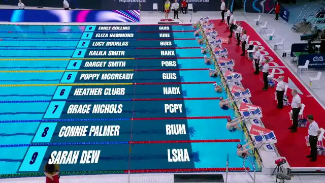 Women's 50m Backstroke - Heat 3/10