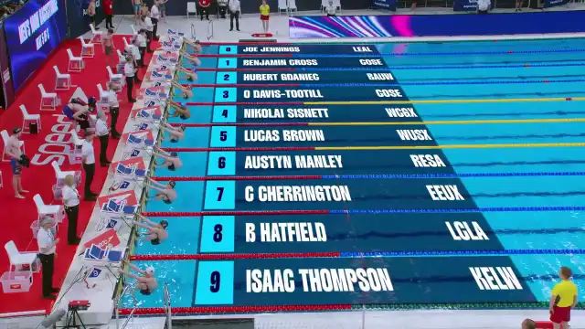 Men's 100m Backstroke - Heat 5/8