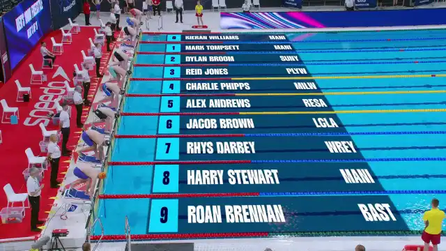 Men's 100m Freestyle - Heat 3/11