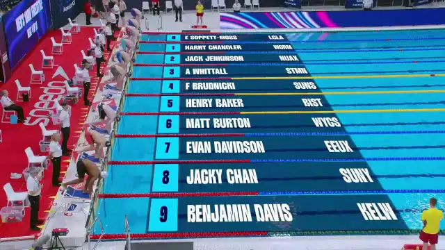 Men's 100m Freestyle - Heat 4/11