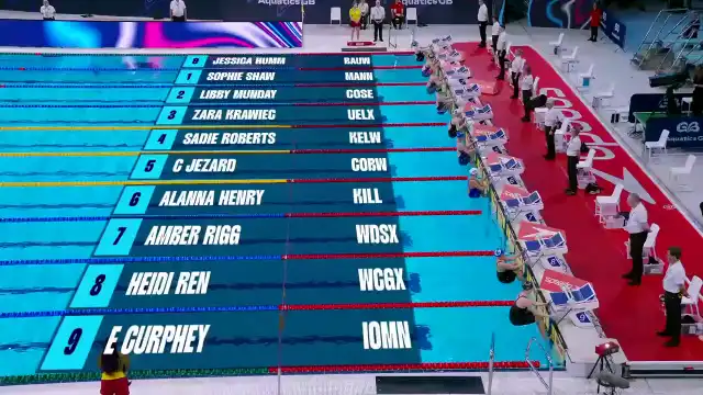 Women's 50m Backstroke - Heat 5/10