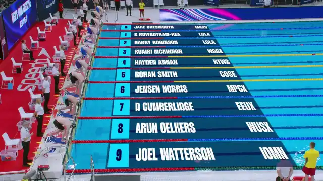Men's 100m Freestyle - Heat 8/11