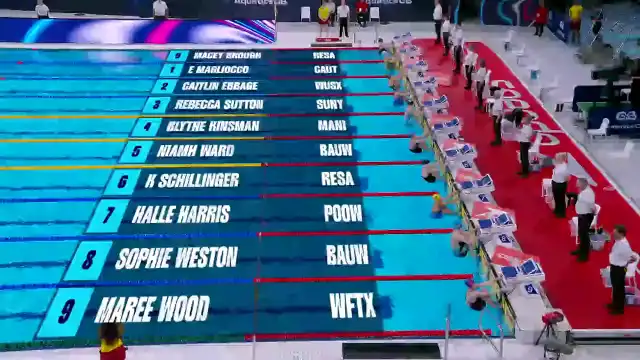 Women's 50m Backstroke - Heat 9/10