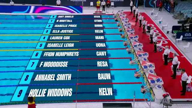 Women's 50m Backstroke - Heat 10/10