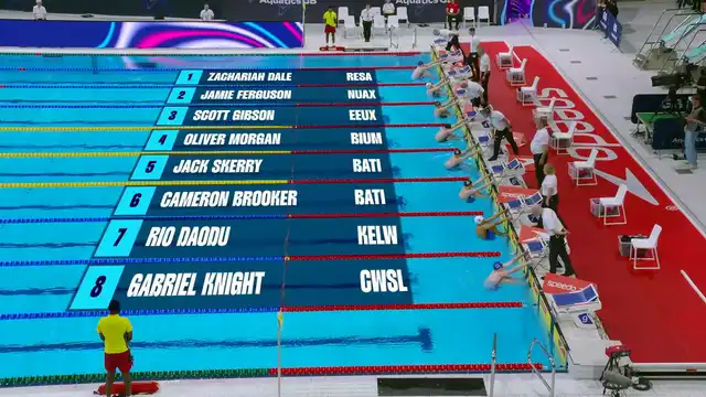 Men's 50m Backstroke
