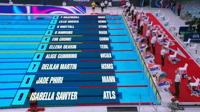 Women's 50m Butterfly - Heat 4/11