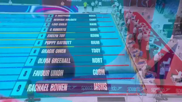 Women's 50m Butterfly - Heat 5/11