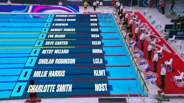 Women's 50m Butterfly - Heat 11/11