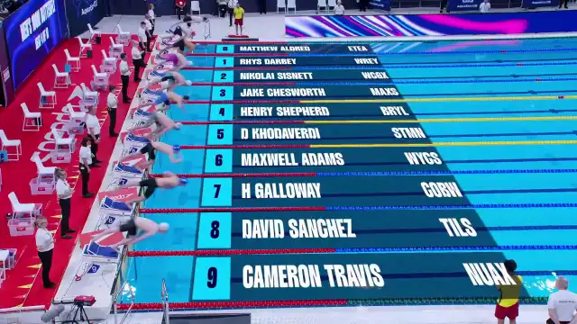 Men's 100m Butterfly - Heat 4/10