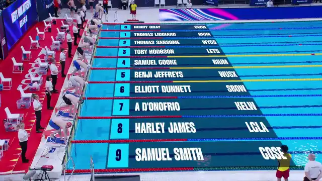 Men's 100m Butterfly - Heat 5/10