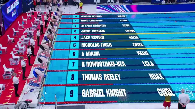 Men's 100m Butterfly - Heat 8/10