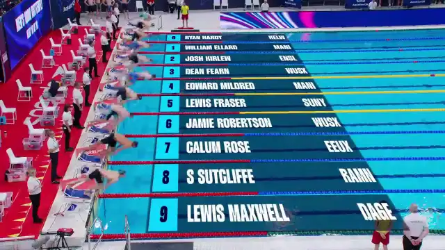 Men's 100m Butterfly - Heat 10/10