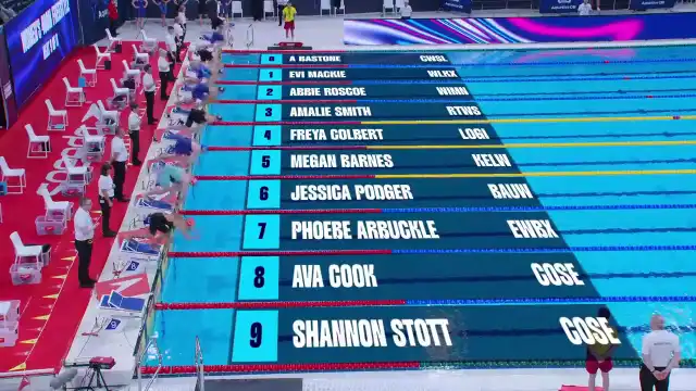 Women's 400m Freestyle - Heat 9/9