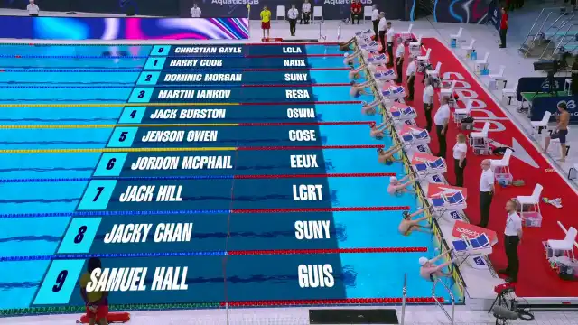 Men's 50m Backstroke - Heat 5/8