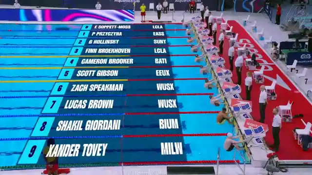 Men's 50m Backstroke - Heat 7/8