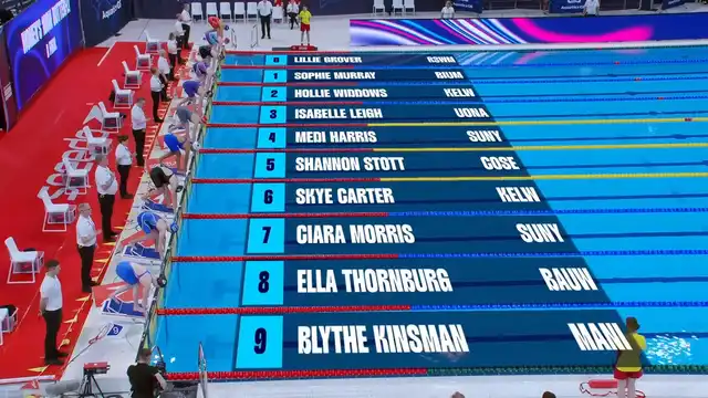 Women's 100m Butterfly - B Final