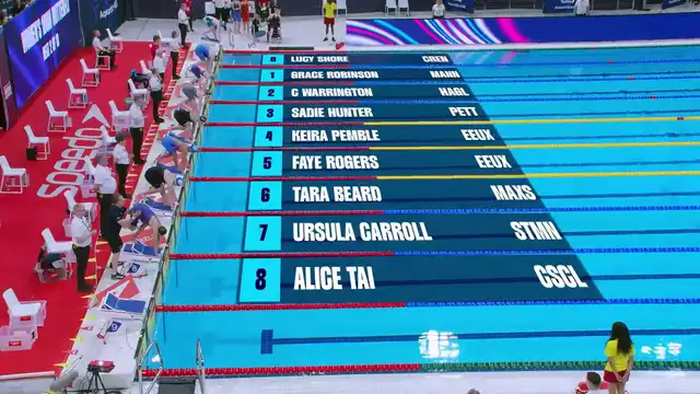 Women's 100m Butterfly - Heat 2/10