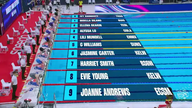 Women's 100m Butterfly - Heat 4/10