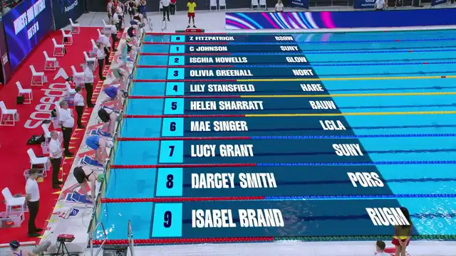 Women's 100m Butterfly - Heat 5/10