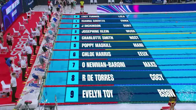 Women's 100m Butterfly - Heat 6/10