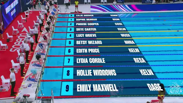 Women's 100m Butterfly - Heat 8/10