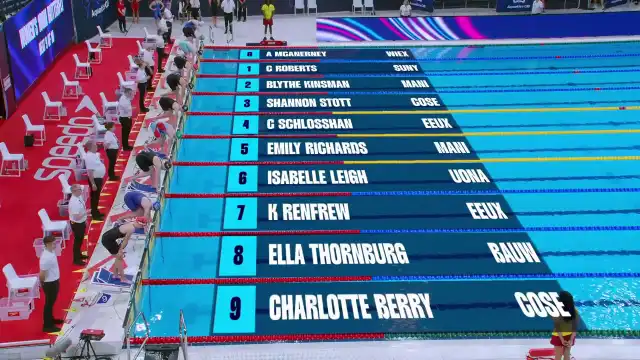 Women's 100m Butterfly - Heat 9/10