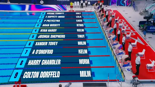 Men's 50m Butterfly