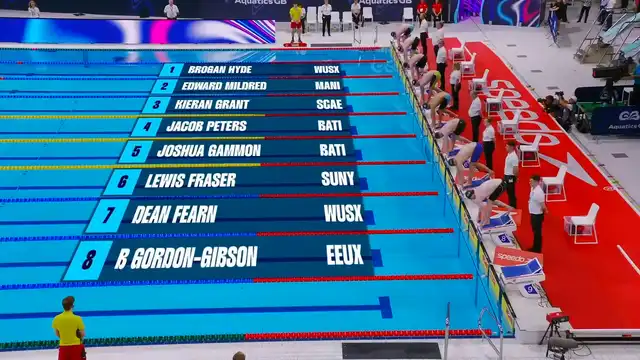Men's 50m Butterfly