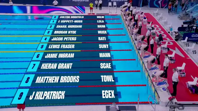 Men's 50m Butterfly - Heat 12/12