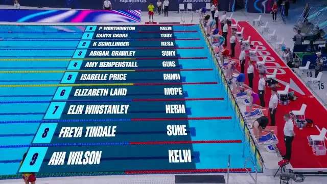 Women's 50m Freestyle - Heat 3/10