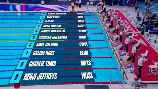 Men's 50m Butterfly - Heat 8/12