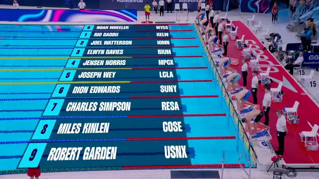 Men's 50m Butterfly - Heat 9/12